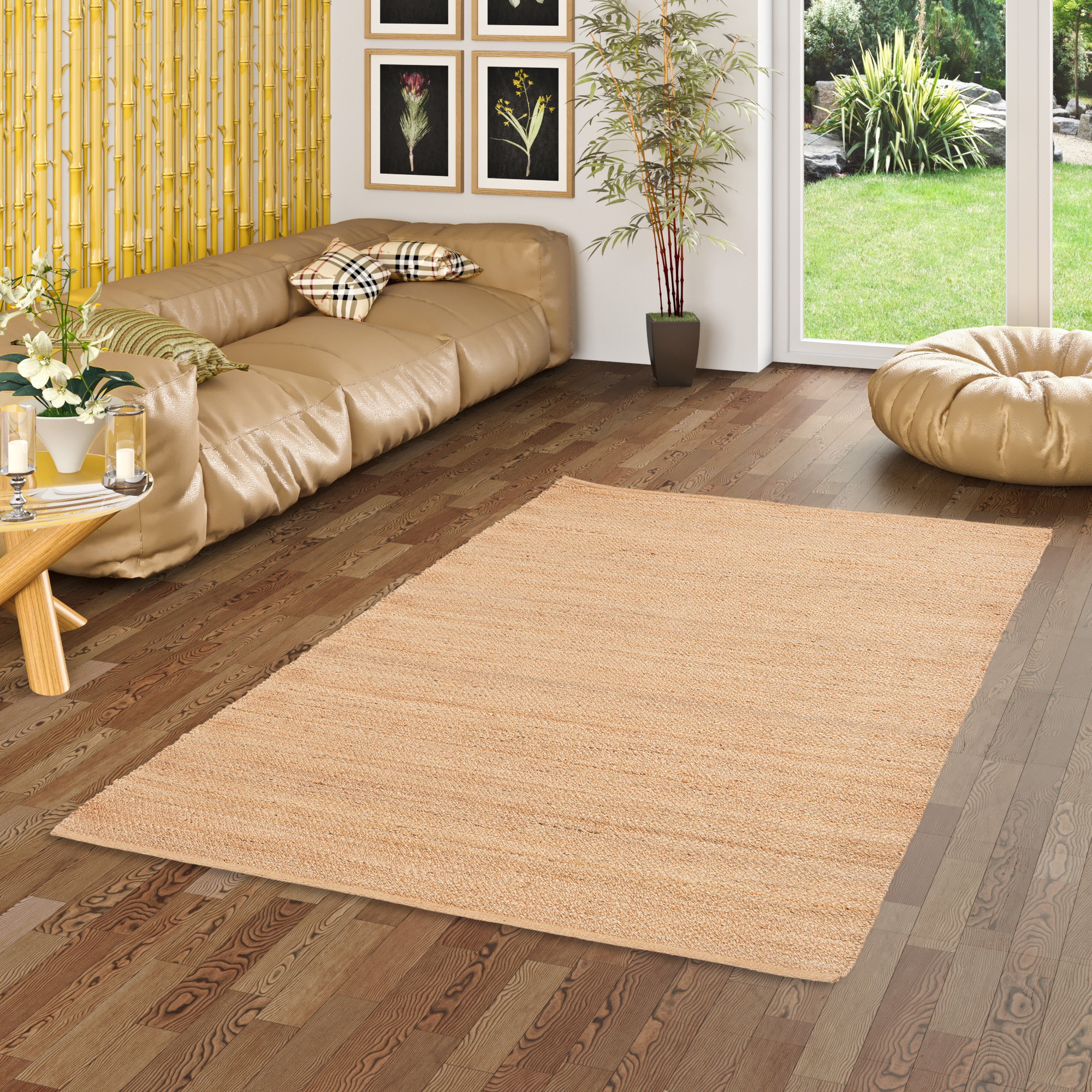 Tapis en fibres naturelles ou vinyle Cover