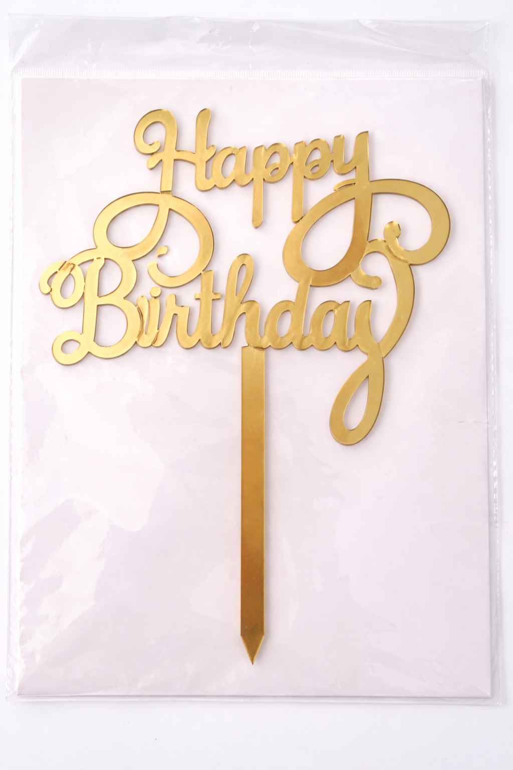 Topper gâteau “Happy Birthday”