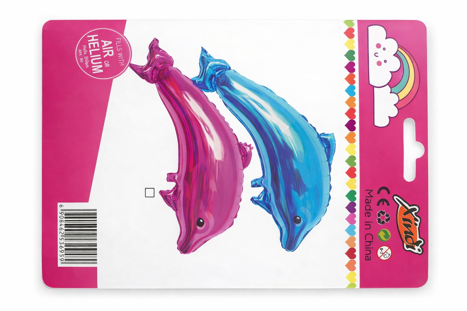 Ballons aluminium dauphin