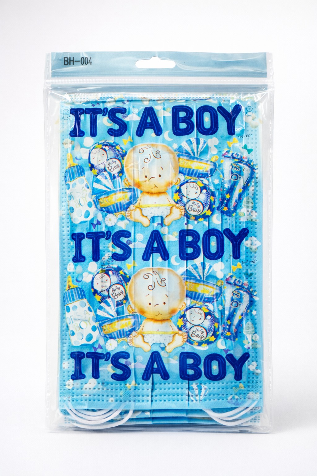 Rideau décoratif bleu “It’s a Boy”