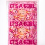 Rideau décoratif rose “It’s a Girl”