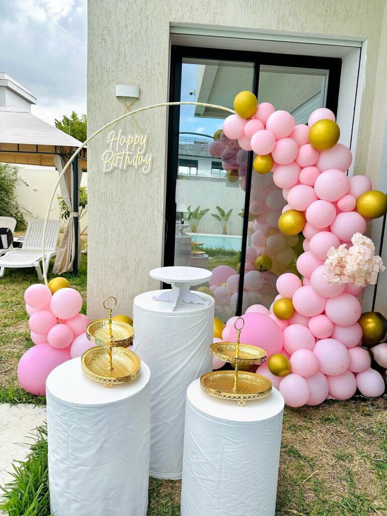 Anniversaire femme: Cerceau rose