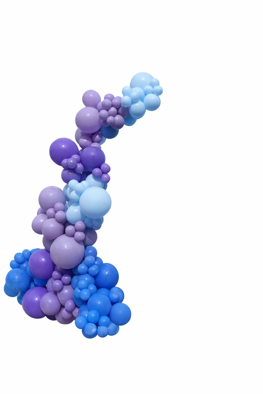 Arche en Ballons bleu/violet