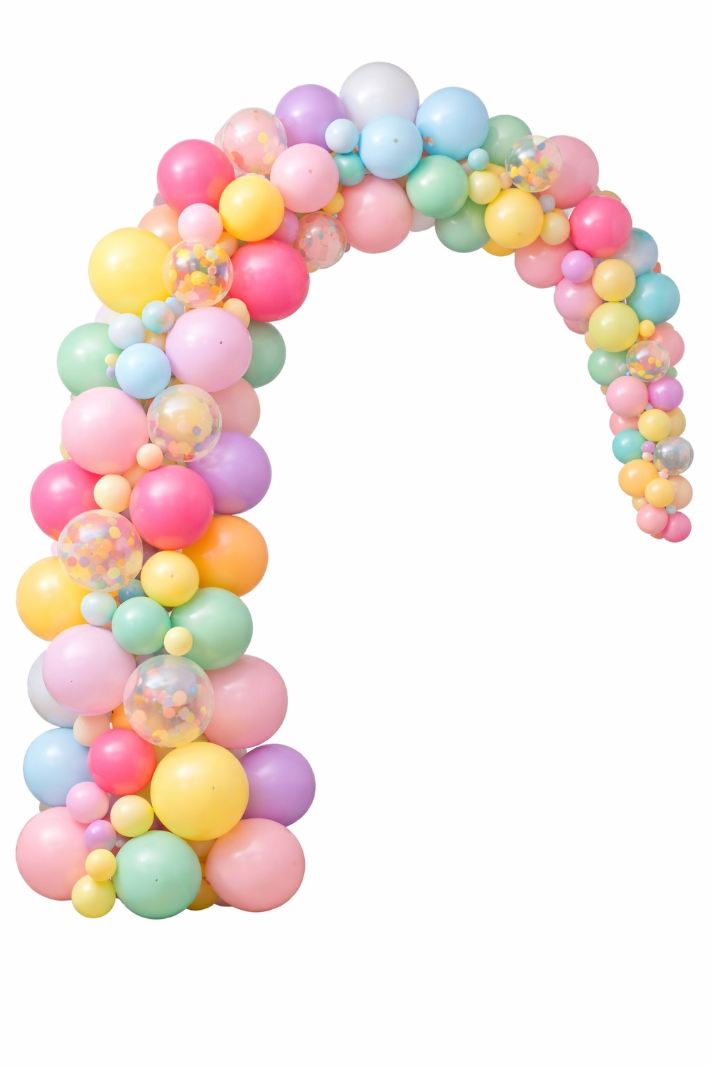 Arche ballons multicolore