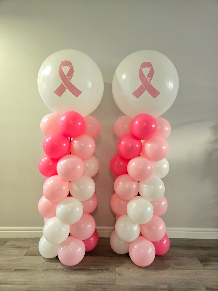Colonne ballon rose