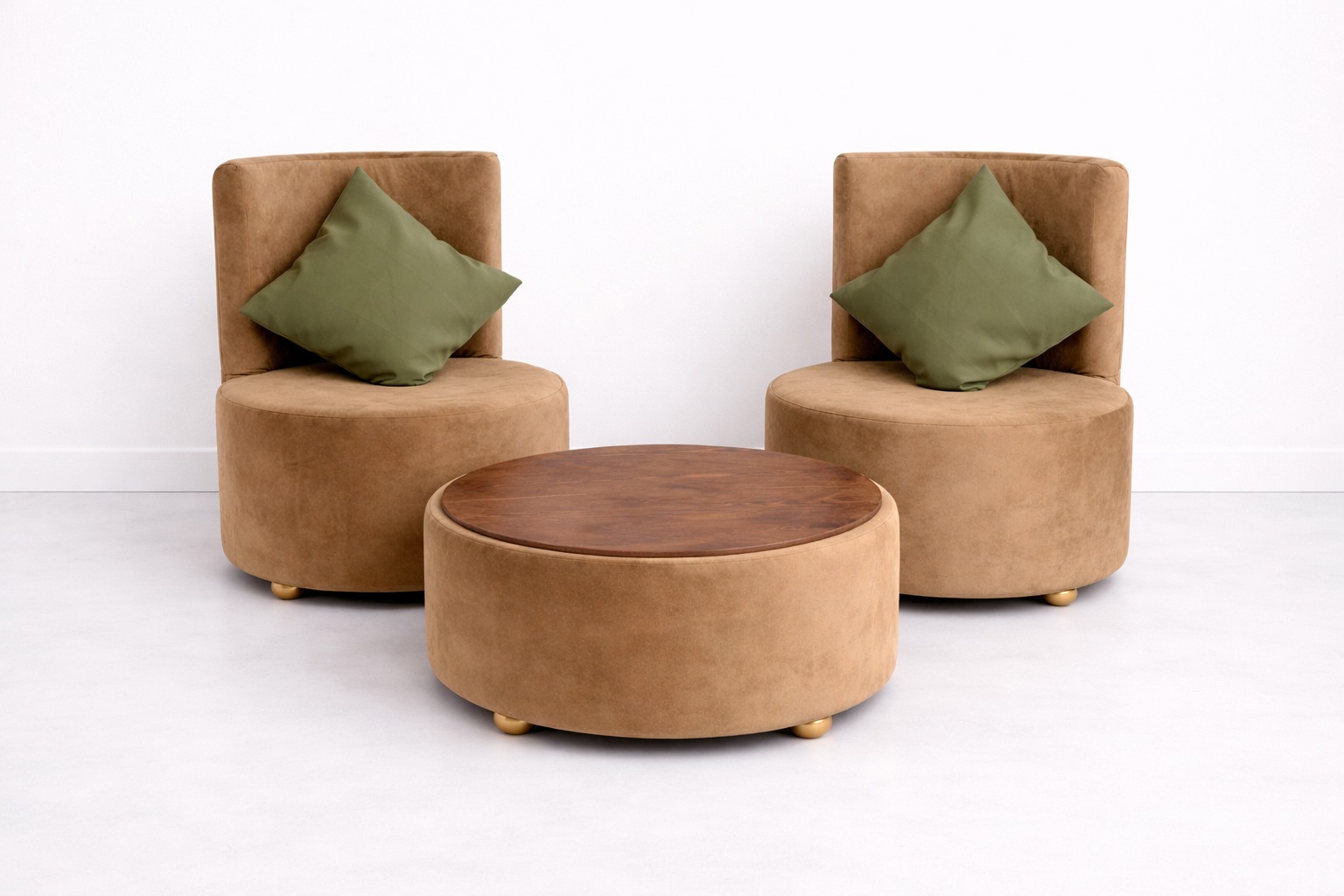 Fauteuil et table basse