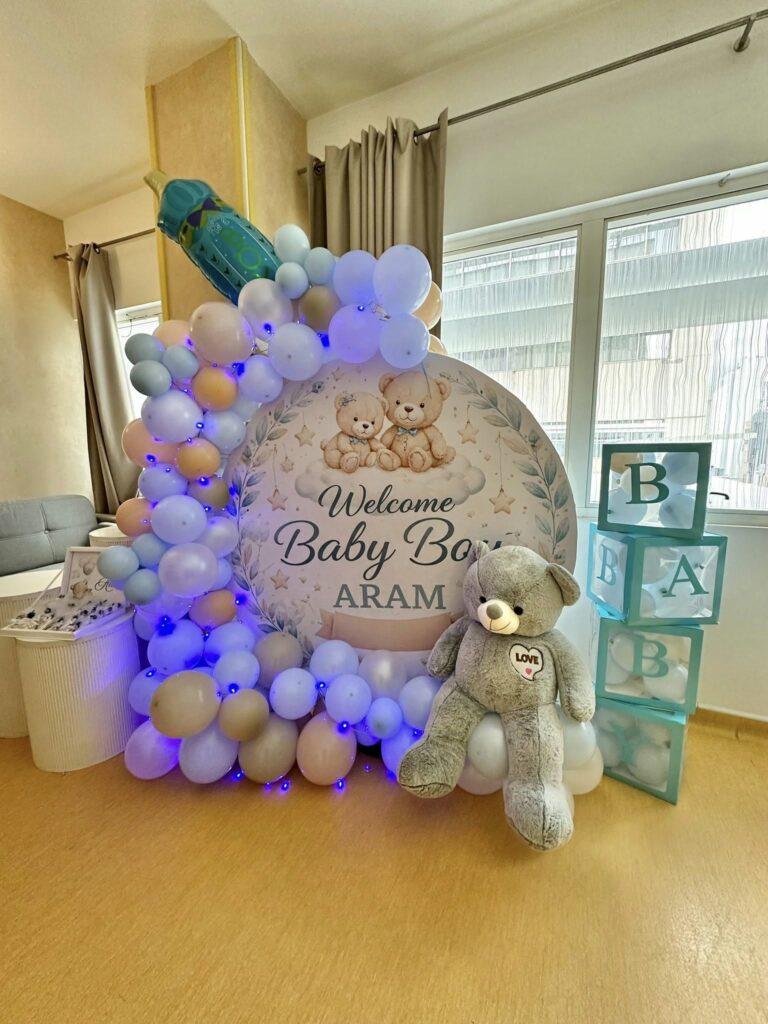 Naissance garçon: Thème Étoile Bleu